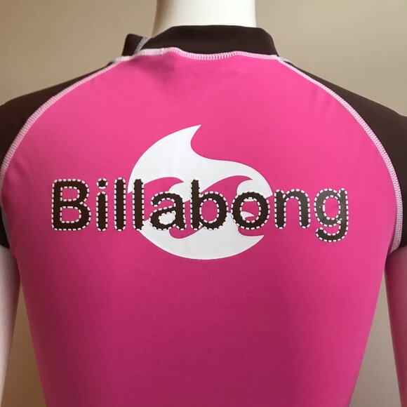 Billabong Girls Vintage RARE BLUE CRUSH movie rashguard rash guard pink surf top - Picture 5 of 9